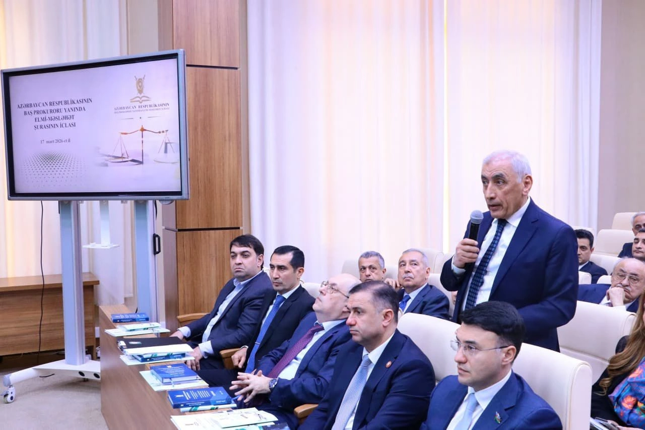 Baş prokuror yanında Elmi-Məsləhət Şurasının növbəti iclası keçirildi - FOTOLAR
