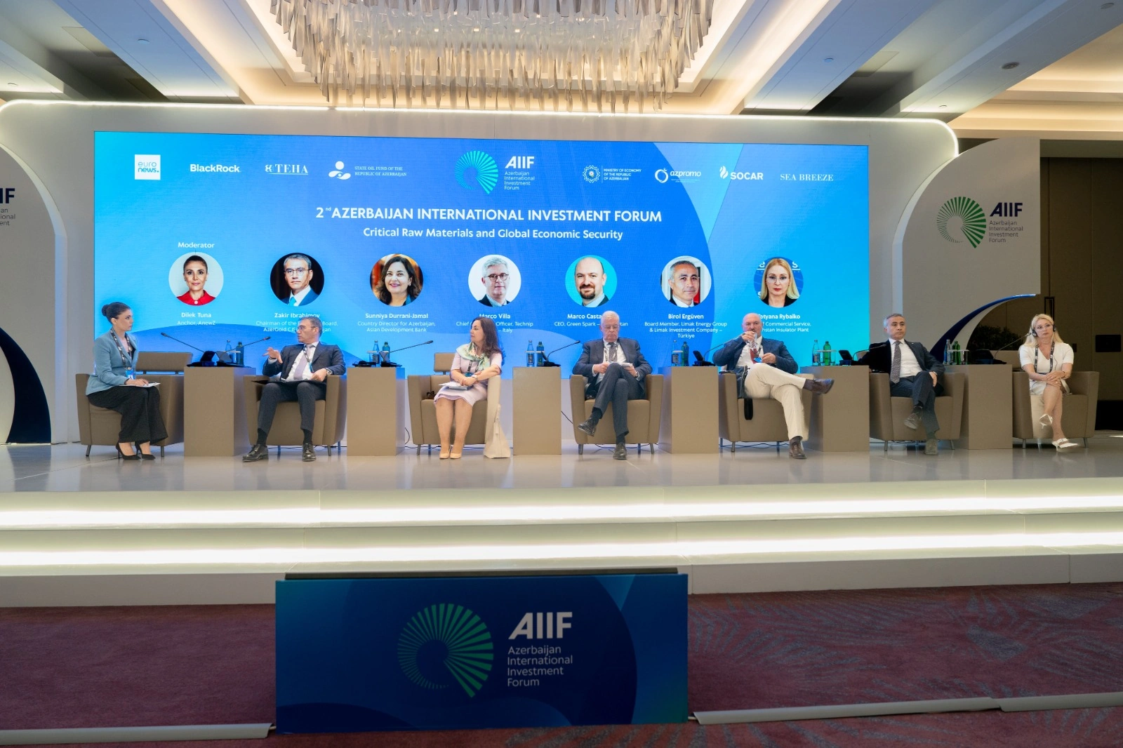 “Kritik xammal və qlobal iqtisadi təhlükəsizlik” adlı panel sessiya keçirildi - Fotolar