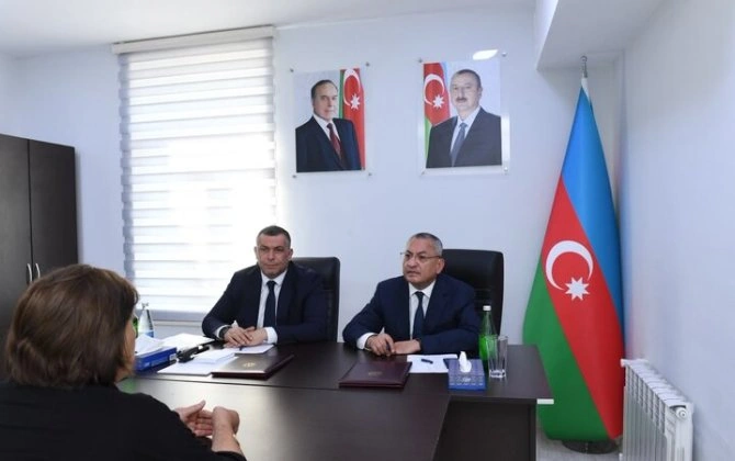 Şuşa şəhərində keçmiş məcburi köçkünlərin müraciətləri dinlənildi - FOTO