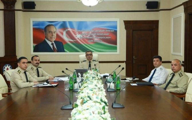Hərbi Prokurorluqda əməliyyat müşavirəsi keçirilib