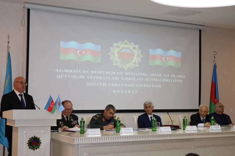Müharibə, Əmək və Silahlı Qüvvələr Veteranları Təşkilatında hesabat yığıncağı keçirilib