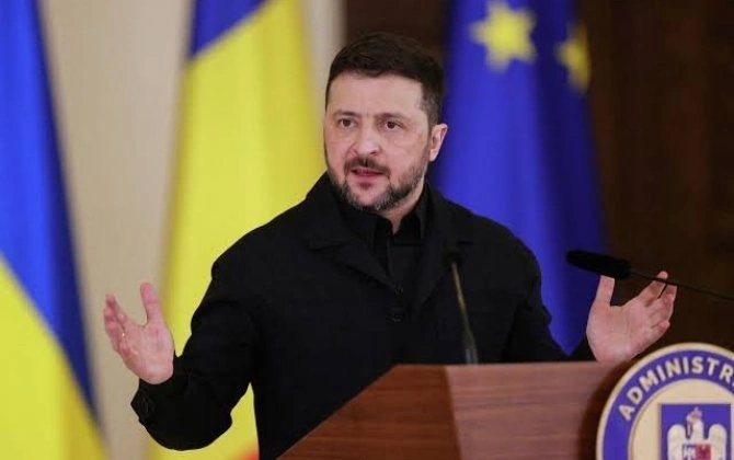 Zelenskidən Moskvaya zərbələr haqqında xəbər: "Nəhəng neft və logistika obyektlərini vurduq"