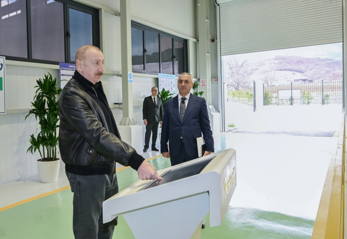 İlham Əliyev Ağdərə rayonunda "Qozlukörpü" Su Elektrik Stansiyasının açılışında iştirak edib - YENİLƏNİB