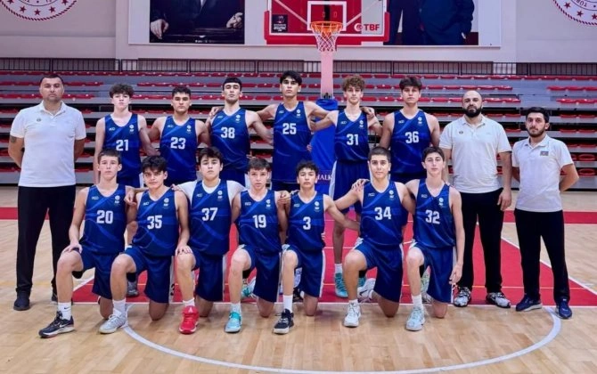 Azərbaycanın 16 yaşadək oğlan basketbolçulardan ibarət millisi Türkiyədə ikinci yeri tutdu