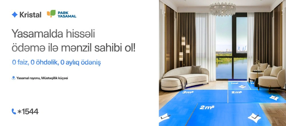 Yasamalda ev almaq istəyənlər üçün əla fürsət: Faizsiz və öhdəliksiz satış başladı!