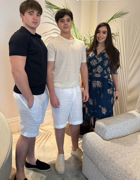 Leyla Əliyeva oğulları ilə FOTOsunu paylaşdı
