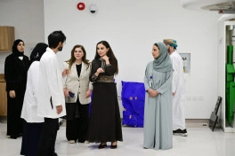 Leyla Əliyeva Maskatda Xərçəngin Kompleks Müalicəsi və Tədqiqatı Mərkəzini ziyarət edib - FOTO