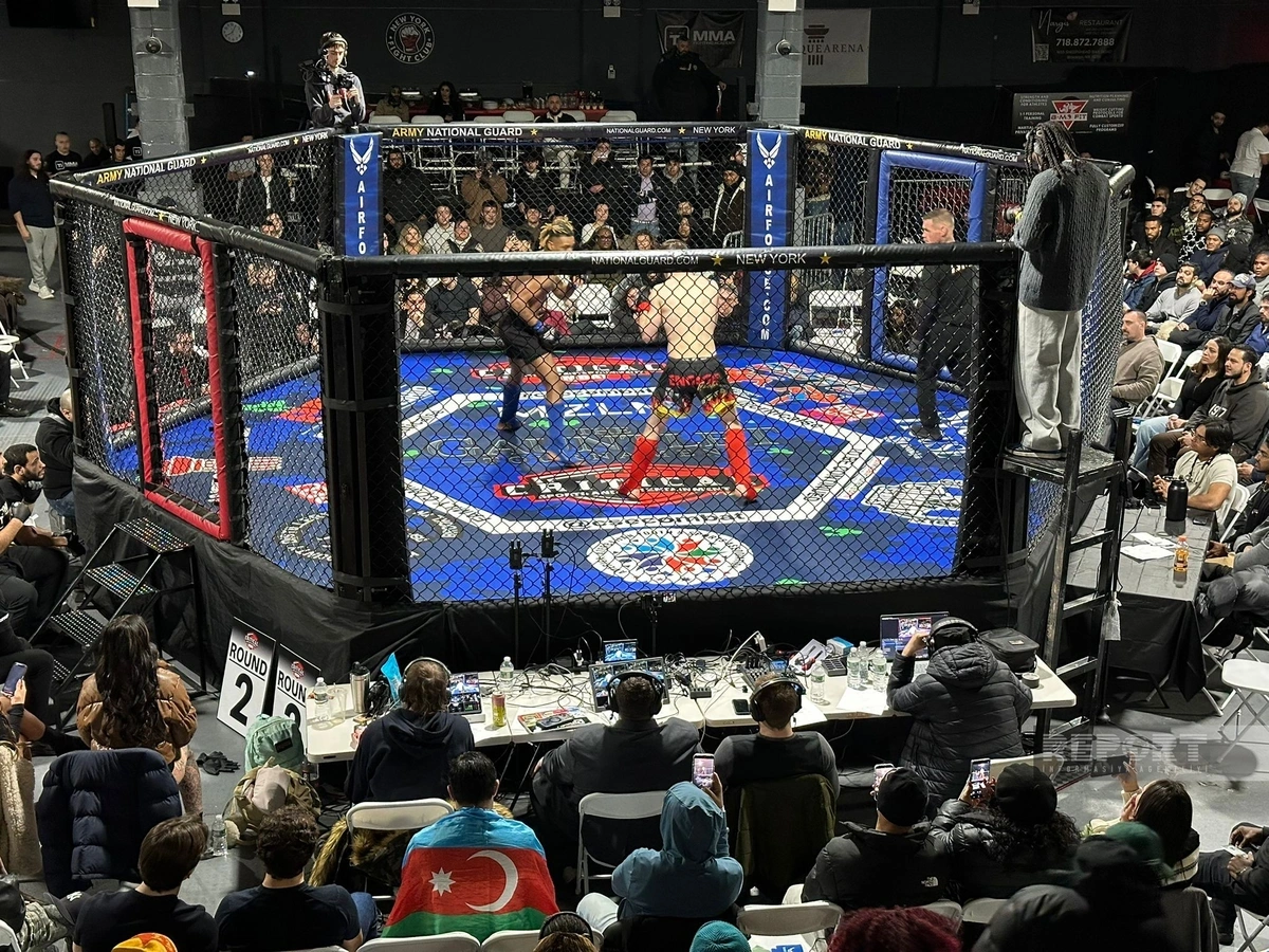 ABŞ-də azərbaycanlıların iştirak etdiyi MMA döyüş turnirinə start verilib - FOTOLAR