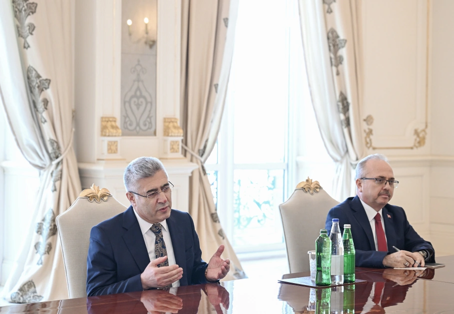 İlham Əliyev Türkiyə Ali Məhkəməsinin Baş prokurorunu qəbul etdi - FOTO