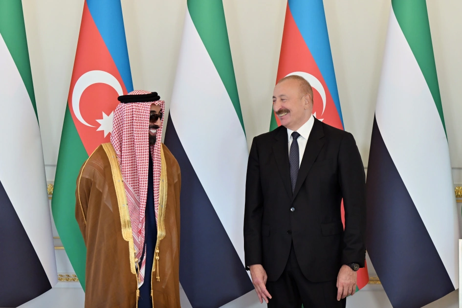 İlham Əliyev Birləşmiş Ərəb Əmirliklərinin milli təhlükəsizlik müşavirini qəbul edib - FOTO