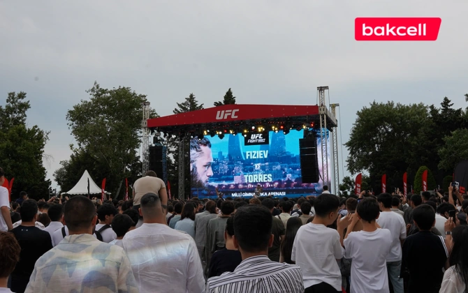 Bakcell ilə Bakıda unudulmaz UFC həyəcanı yaşandı - FOTO