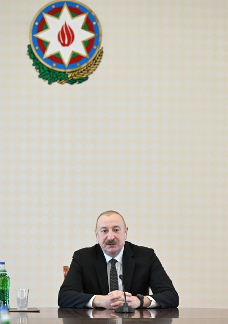 İlham Əliyev TDT-yə üzv dövlətlərin hökumət başçılarını qəbul etdi - YENİLƏNİB + FOTO