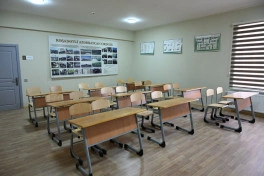 Ucarda Heydər Əliyev Fondunun təşəbbüsü ilə inşa olunan məktəb istifadəyə verilib - FOTO