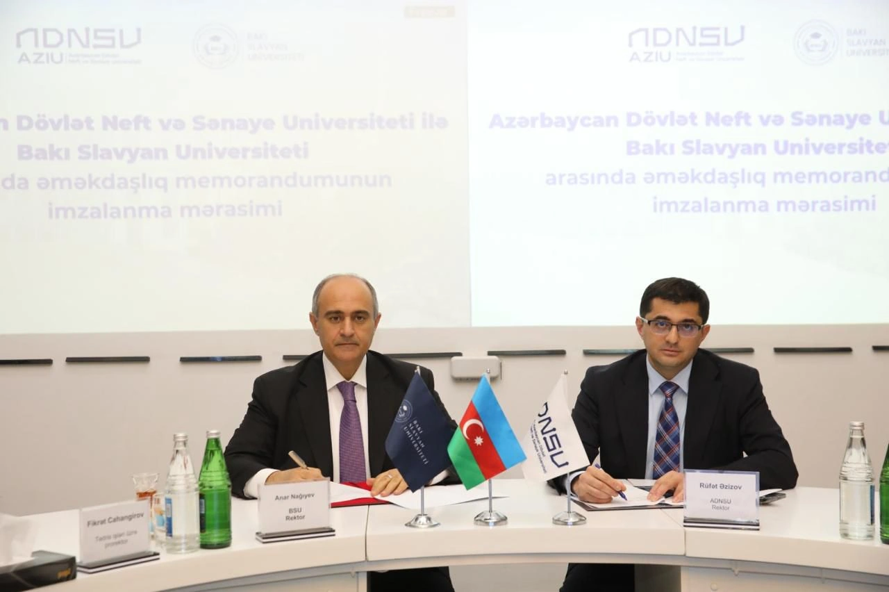 BSU ilə ADNSU birgə layihələrə başlayır - FOTOLAR
