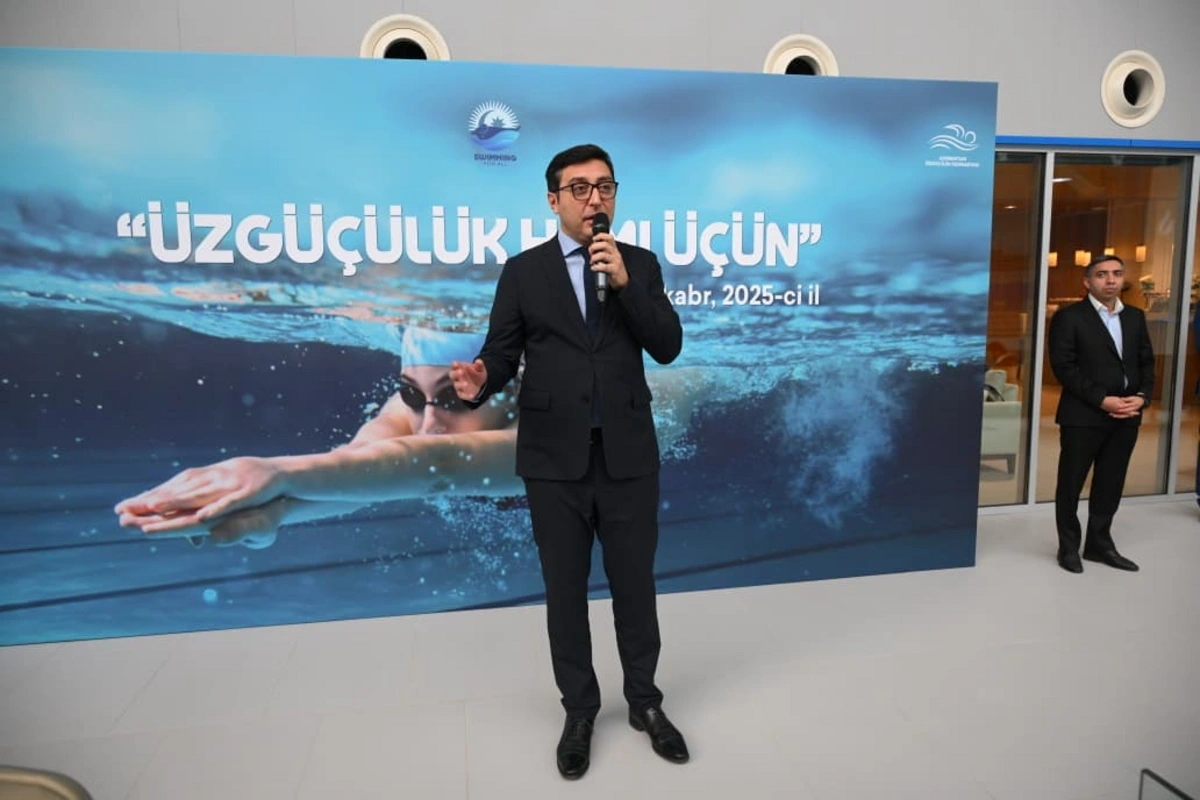 "Üzgüçülük hamı üçün" layihəsinin açılış mərasimi keçirildi - FOTO