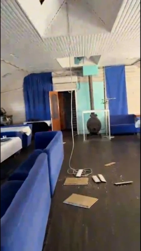 Kiyevə raket hücumu zamanı Azərbaycan restoranı dağıldı: Xəsarət alanlar var - Foto