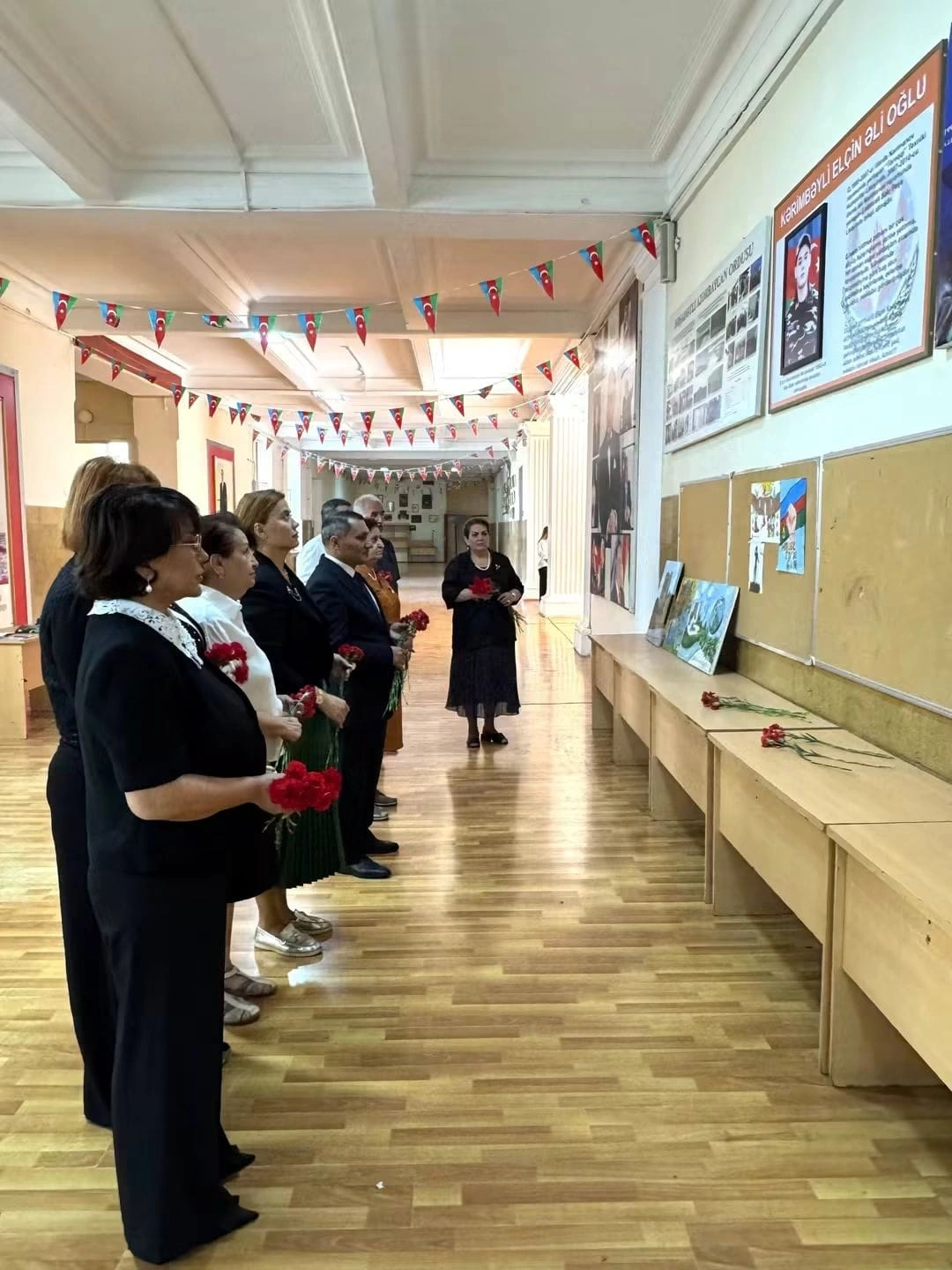 Şəhid Elçin Kərimbəylinin xatirəsi yad edilib - FOTOLAR