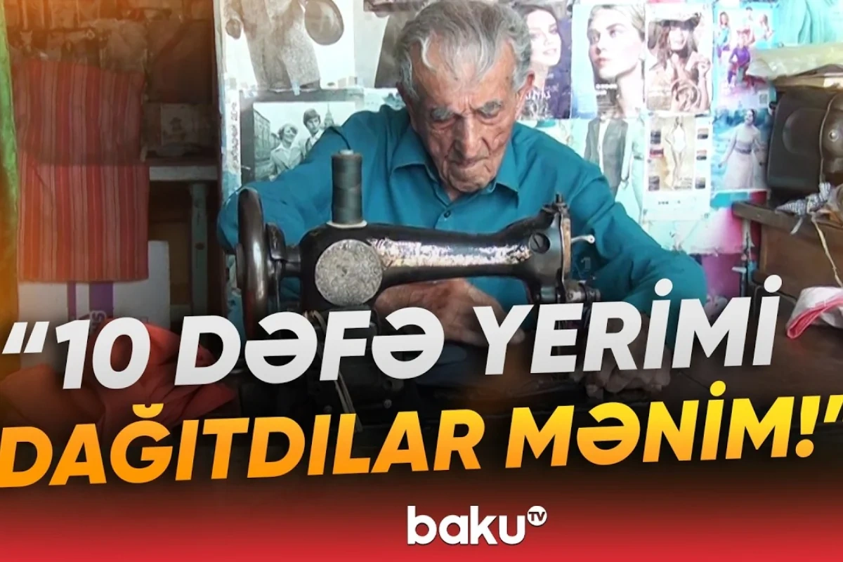 95 yaşlı dərzinin başına gələnlər - VİDEO