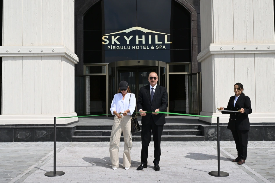 Şamaxıda "Pirqulu Park" hotelinin açılışı oldu - YENİLƏNİB - FOTO