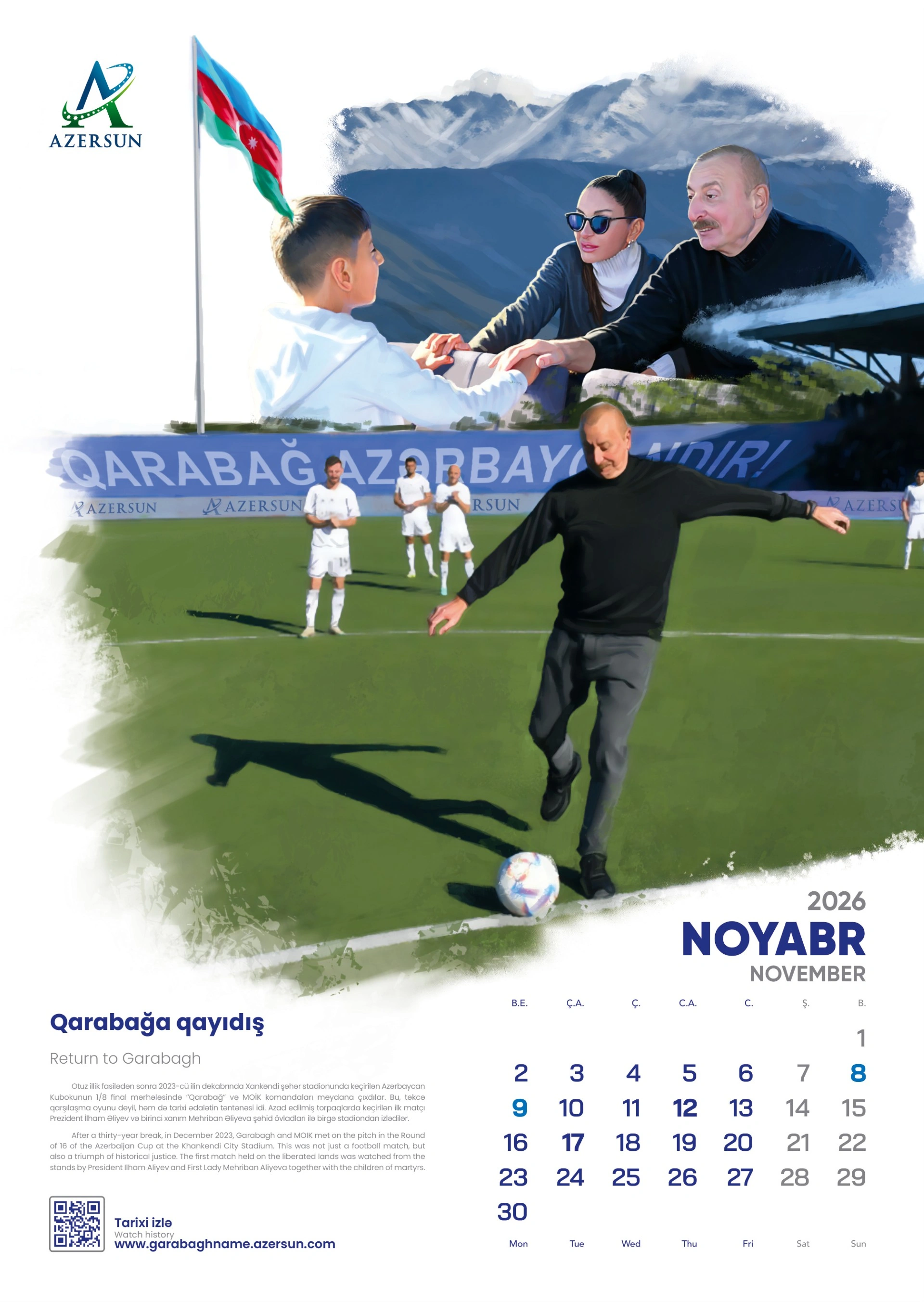 “Azərsun Holdinq”dən “Qarabağnamə” – 2026-cı ilin xüsusi təqvim dəsti