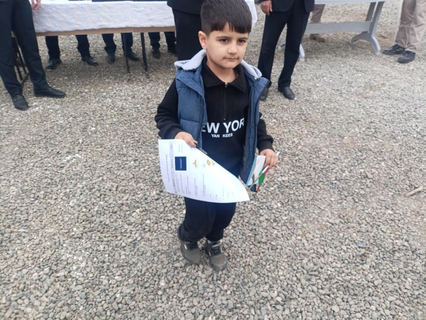 Xocavəndin Xanoba kəndində 25 ailəyə evlərinin açarları təqdim olunub - FOTO