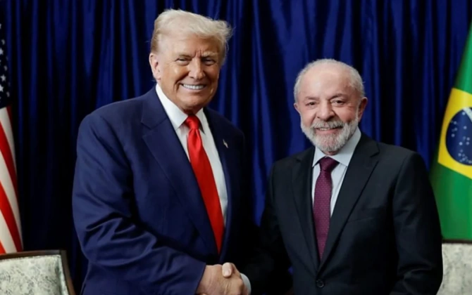 Tramp və Lula da Silva ticarət məsələlərini müzakirə ediblər