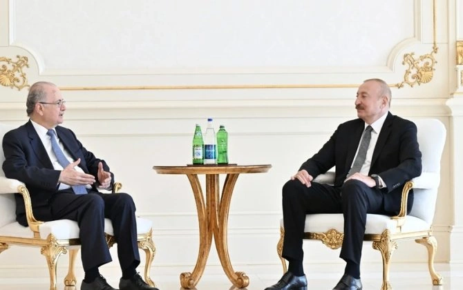 İlham Əliyev Fələstinin Baş nazirini qəbul etdi - FOTO