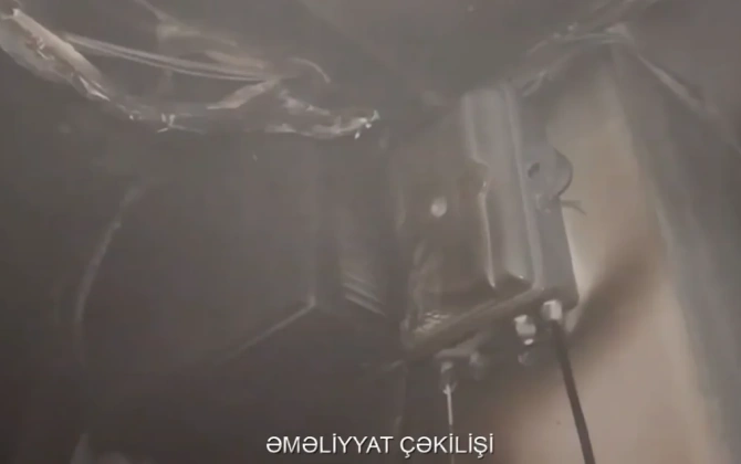 Binəqədi rayonunda çoxmərtəbəli yaşayış binasında yanğın baş verib - VİDEO