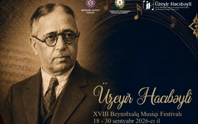 Sabahdan Üzeyir Hacıbəyli XVIII Beynəlxalq Musiqi Festivalı başlayır