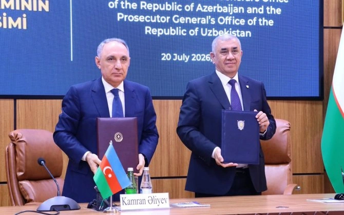 Azərbaycan və Özbəkistan Baş prokurorluqları arasında əməkdaşlıq proqramı imzalandı - FOTO