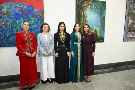 Aşqabadda MAMA “Ana təbiət” beynəlxalq incəsənət sərgisi açılıb - FOTO