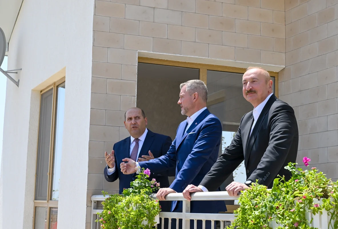 Azərbaycan və Slovakiya prezidentləri Baş Qərvənddə - FOTOLAR