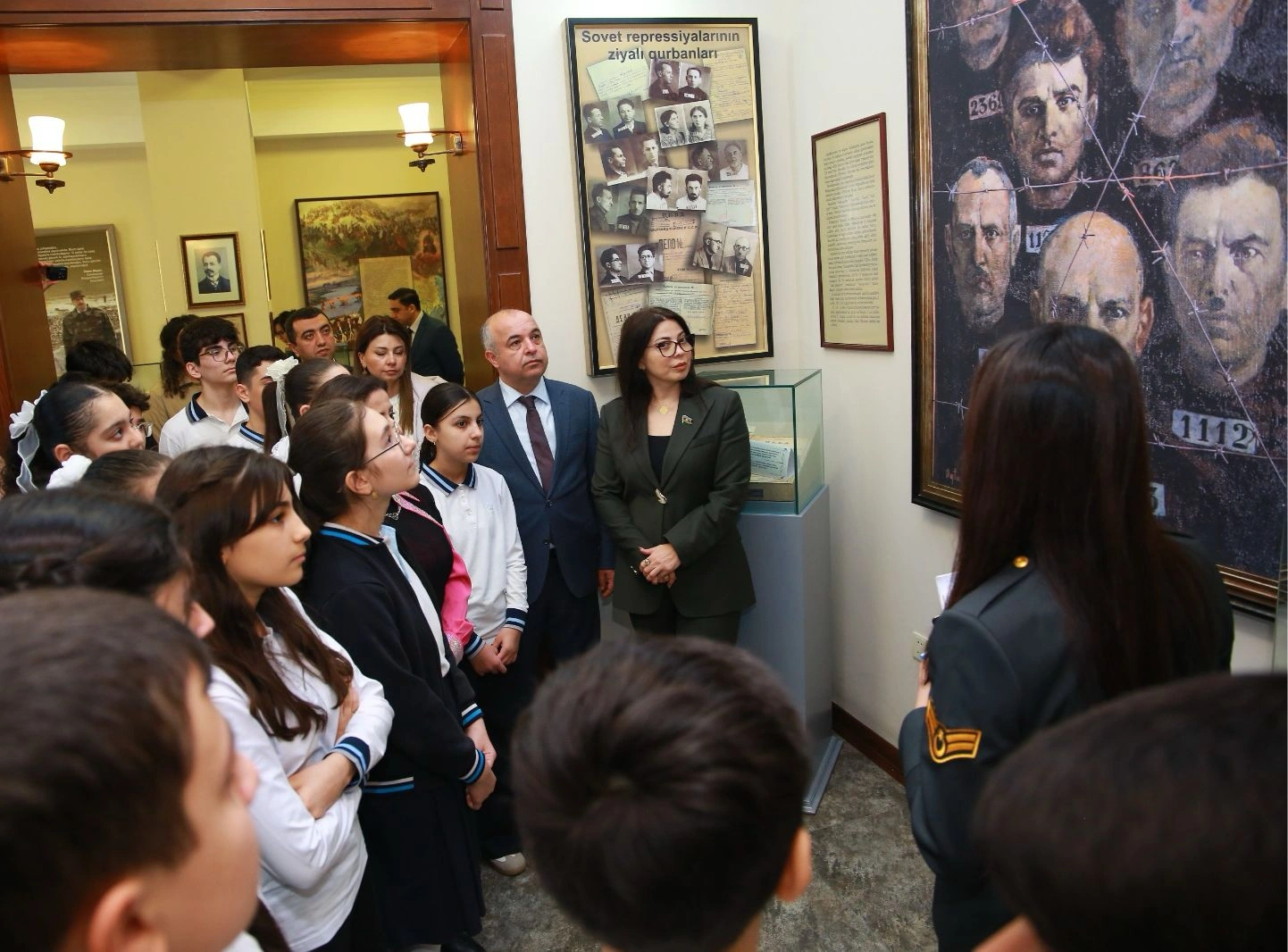 Hərbi Prokurorluqdakı Soyqırımı Memorial Muzeyi ziyarət edildi - FOTO