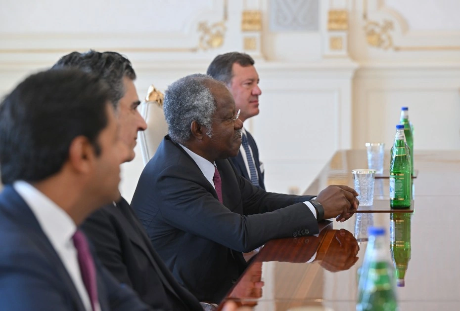 Prezident “Global Infrastructure Partners” şirkətinin rəhbərini qəbul etdi - FOTOLAR