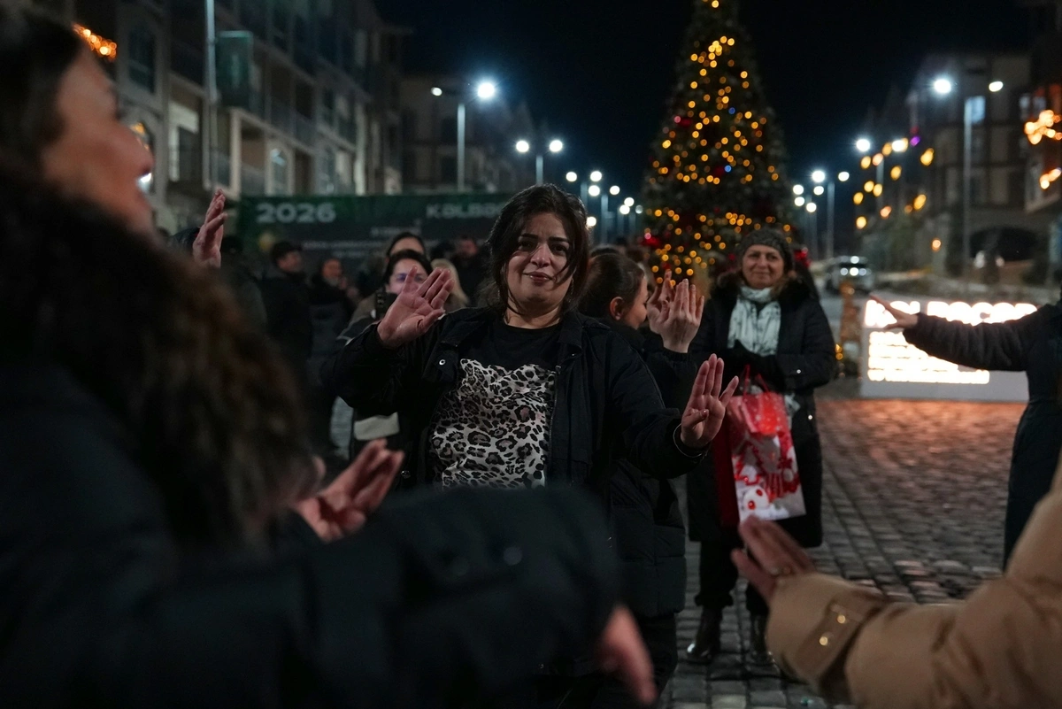 Kəlbəcərdə 32 il sonra ilk dəfə Yeni il tədbiri keçirilib - FOTOLAR