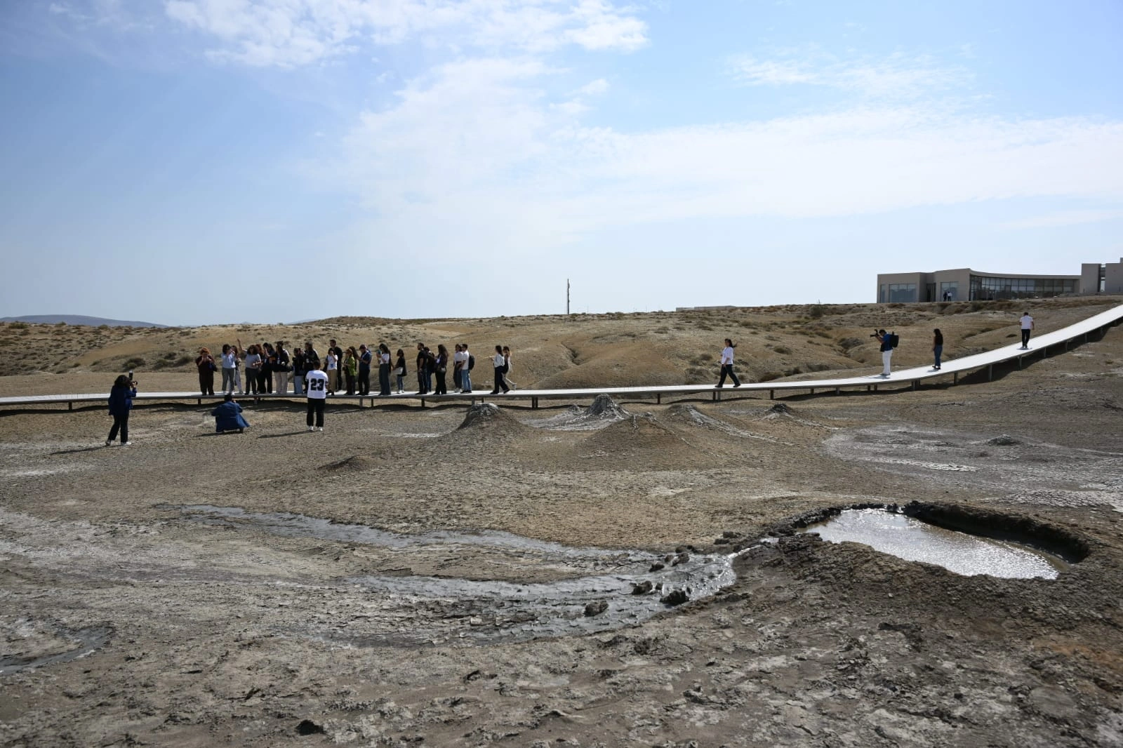 Palçıq Vulkanları Turizm Kompleksinə mediatur təşkil olunub - FOTO