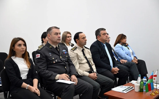 Azərbaycan və Gürcüstan Müdafiə nazirliklərinin nümayəndələri arasında görüş keçirilib - FOTO