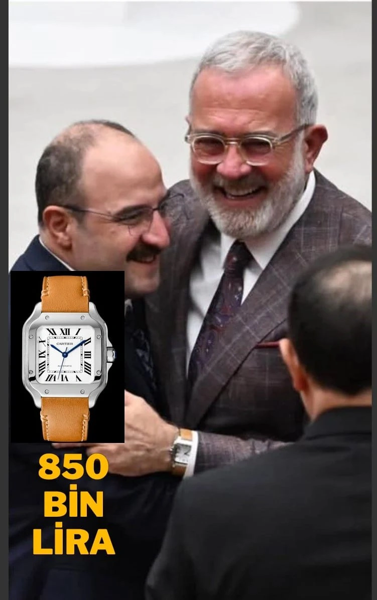 Deputat iclasa 214 min dollarlıq saatla gəldi - FOTO