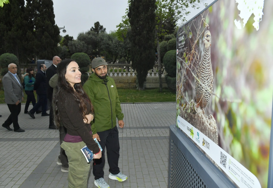Leyla Əliyeva "Azərbaycan təbiətinin izi ilə" sərgisinin açılış mərasimində iştirak edib - FOTO