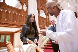 Leyla Əliyeva Maskatda Sultan Opera Evində olub - FOTO