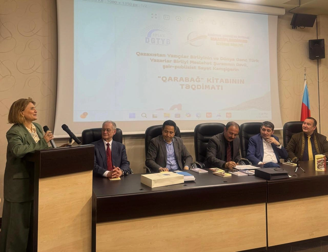 Bakıda qazax şairinin “Qarabağ” kitabının təqdimatı keçirilib - FOTOLAR