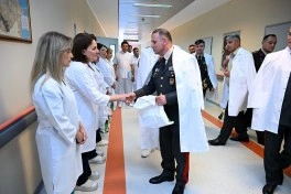 MN rəhbərliyi Baş Klinik Hospitalda olub - FOTO