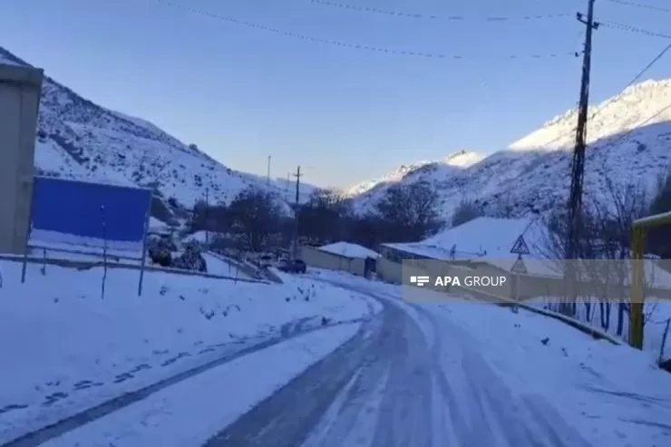 Naxçıvana 1 metrə yaxın qar yağdı - FOTO
