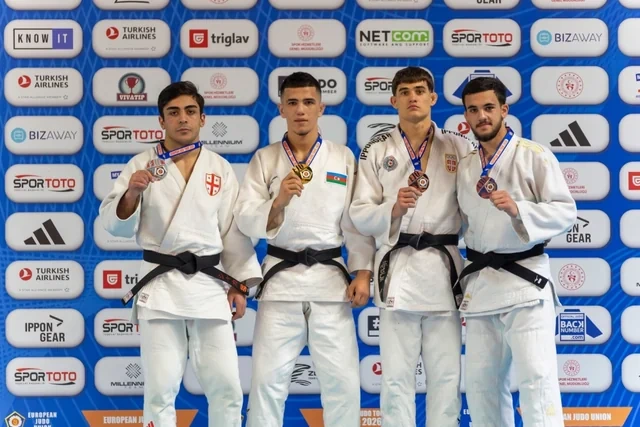 Azərbaycan cüdoçuları üç fərqli turnirdə beş medal qazanıblar - FOTO