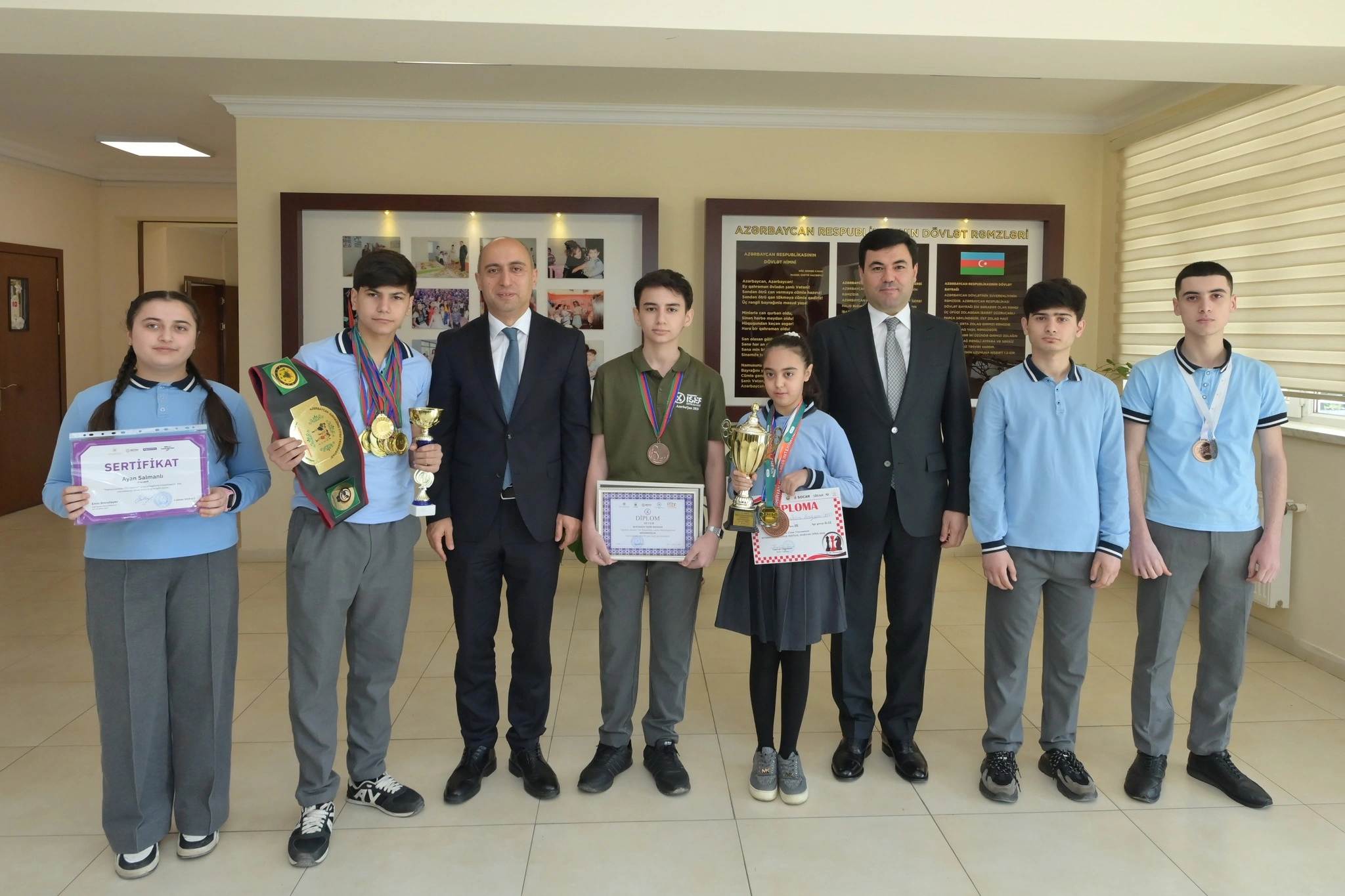 Emin Əmrullayev Xaçmazda tədris prosesi ilə tanış olub - FOTOLAR