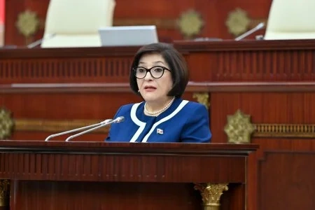Sahibə Qafarova parlamentin iclasında YAP-ın qurultayı barədəçıxış etdi