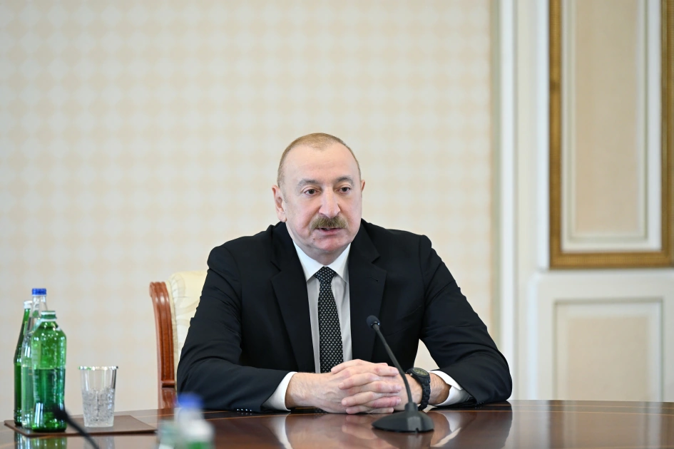 İlham Əliyev TDT-yə üzv dövlətlərin hökumət başçılarını qəbul etdi - YENİLƏNİB + FOTO