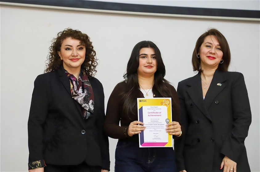 ADU-da “Gələcəyin İngilis Dili (Future English)” layihəsinin yekunlarına həsr olunmuş tədbir keçirilib - FOTO