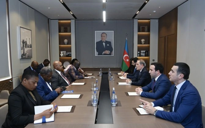 Azərbaycan XİN rəhbəri Zimbabve Milli Assambleyasının sədri ilə görüşüb - FOTO