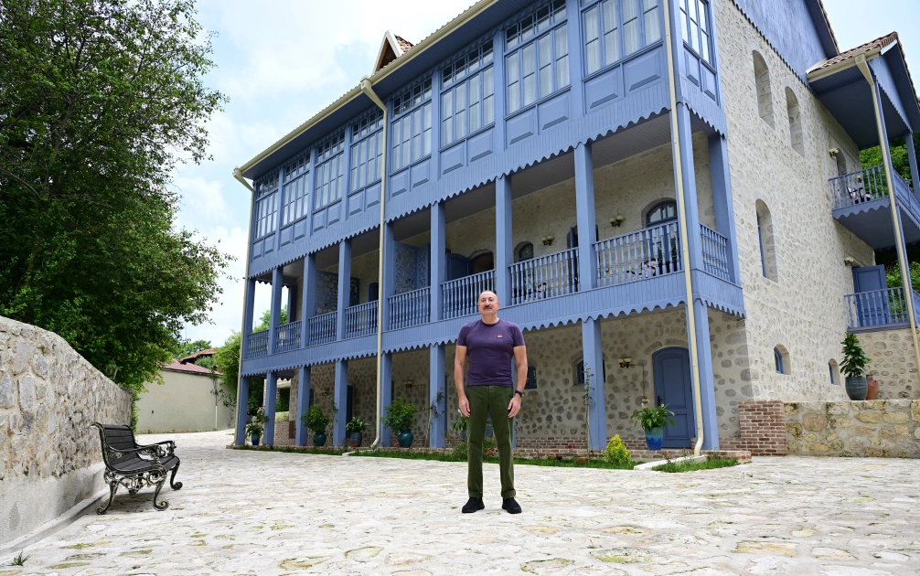 Prezident İlham Əliyev Şuşada “Yasəmən” hotelinin yeni korpusları ilə tanış olub